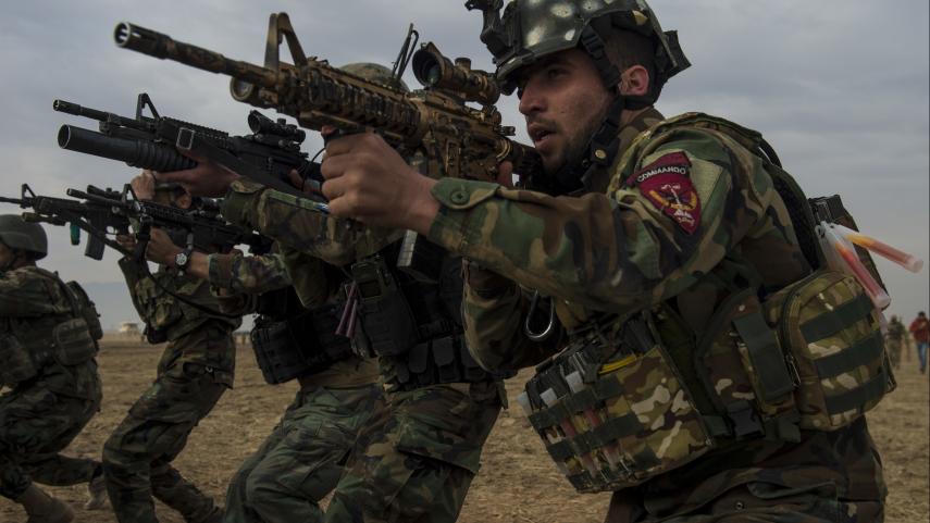 Afghaanse troepen in Pamir, Kunduz, februari 2018 (Foto: U.S. Air Force, Sean Carnes)