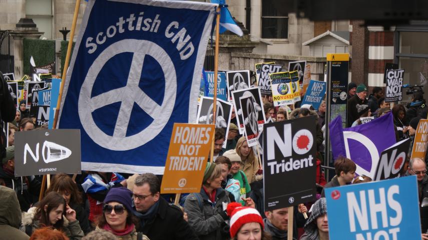 betoging tegen Trident, Londen, 27/02/2016