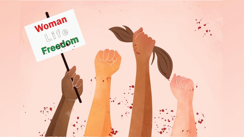 woman, life, freedom