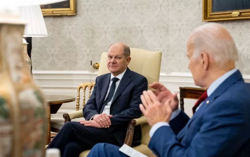 Biden en Scholtz