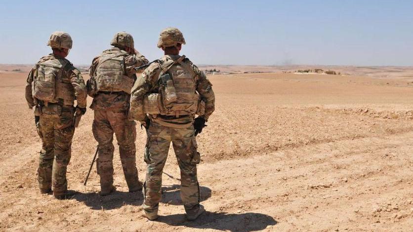 VS-militairen in Noord-Syrië, 2018 (Foto: U.S. Army Photo, Sgt. Nicole Paese)