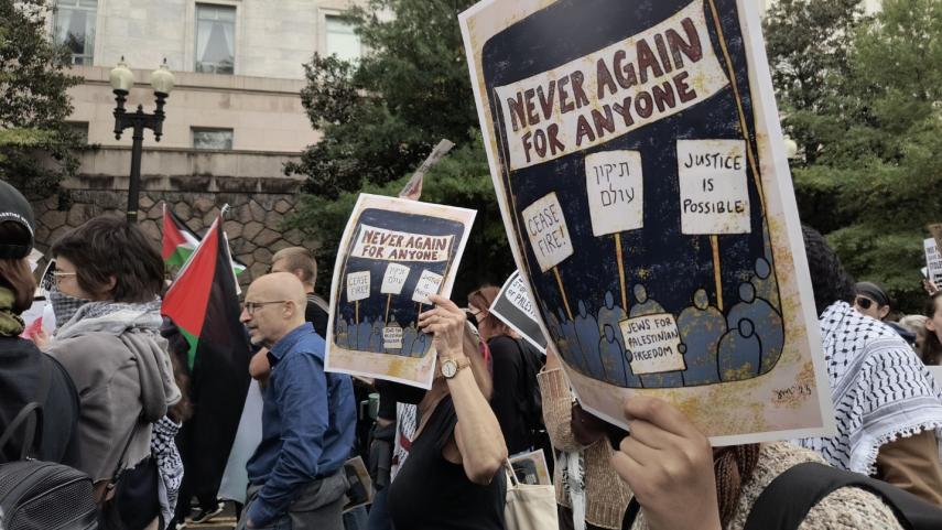 betoging Gaza