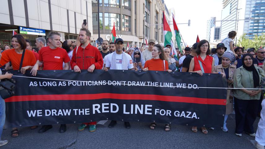 Gaza betoging