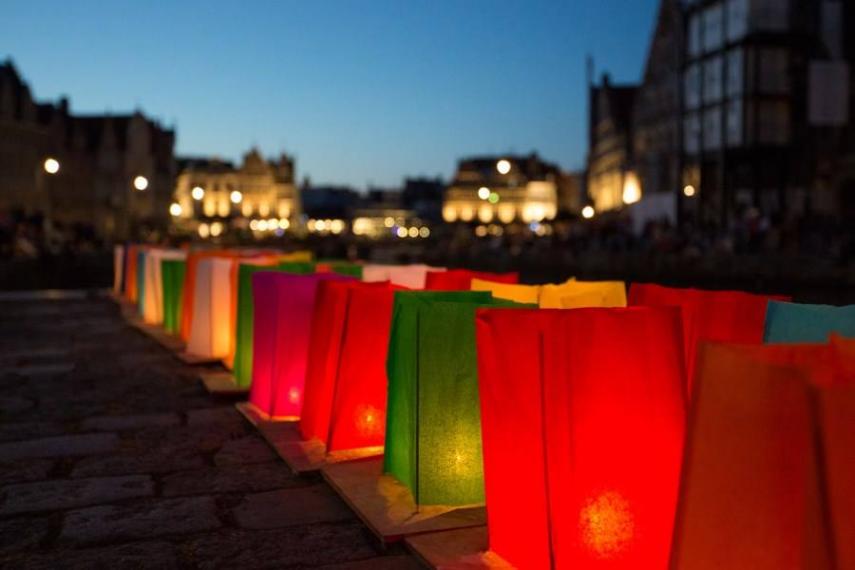 72 jaar Hiroshima-Nagasaki herdenking in Hasselt, Mons, Leuven en Gent