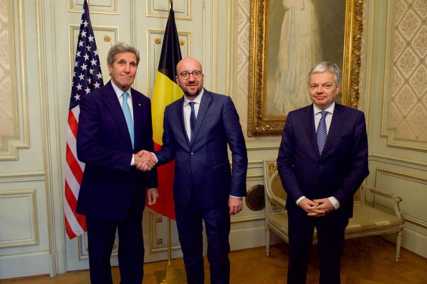 Belgian government declaration: empty prose on defense and foreign affairs.