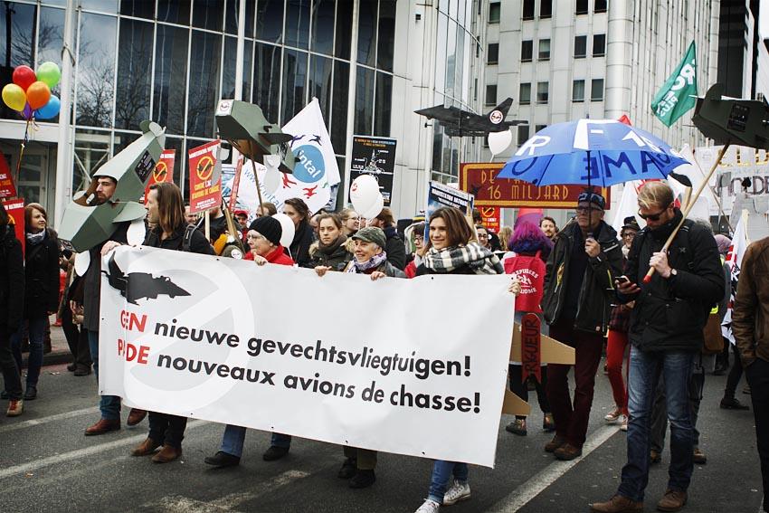 #geengevechtsvliegtuigen op de Grote Parade