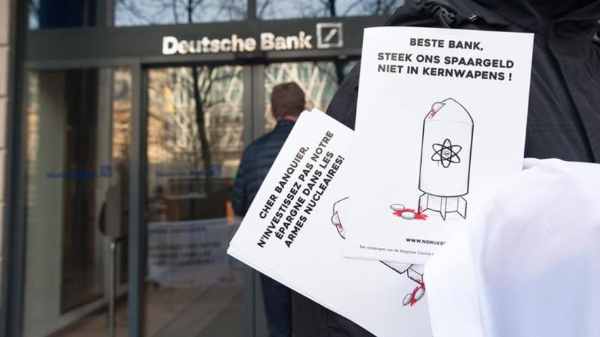 FairFin en Belgische Coalitie tegen Kernwapens doen crowdfunding voor Belgische acties