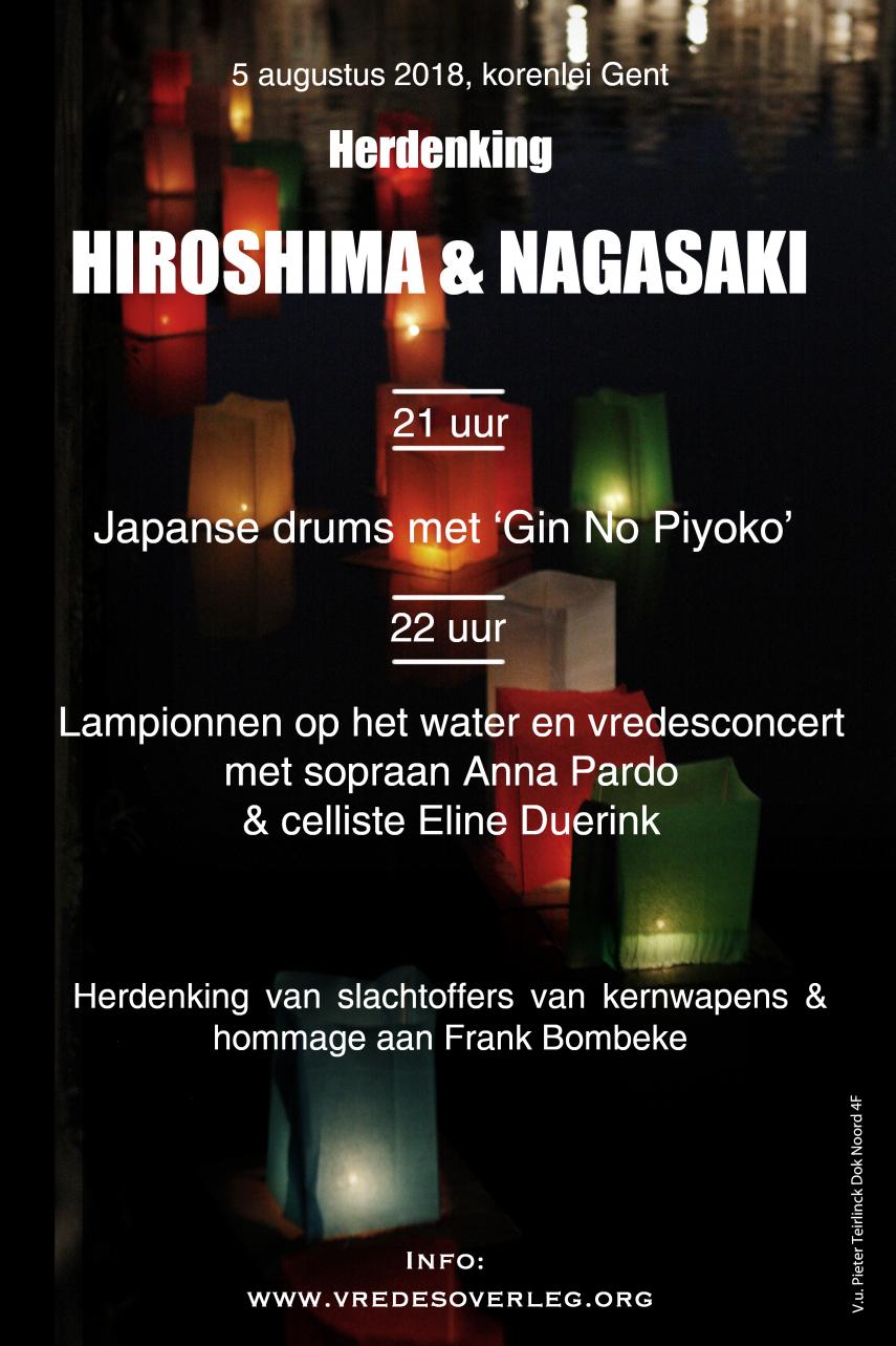 Persbericht: herdenking Hiroshima Nagasaki