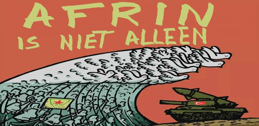 Stop de agressie-oorlog van het Turkse regime tegen Afrin!