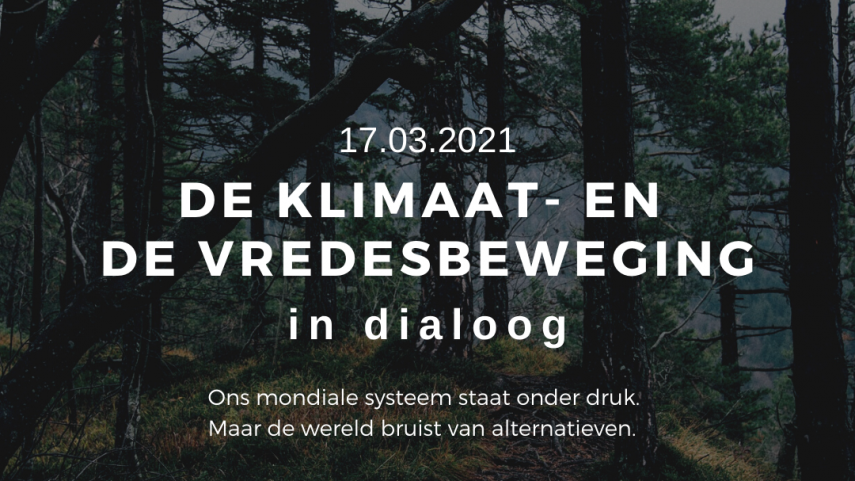 Vredescafé: De klimaat- en de vredesbeweging in dialoog