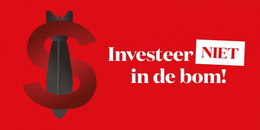 Nieuw rapport: Banken actief in België investeren voor meer dan 17 miljard dollar in de 20 grootste kernwapenbedrijven