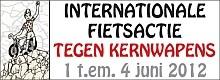Persbericht: Internationale fietsactie tegen kernwapens