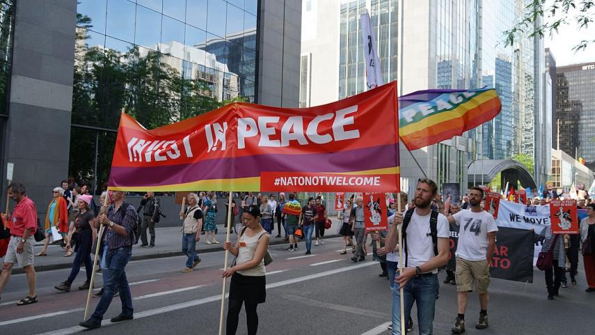 70 years of NATO – 70 years of militarism, destruction and violence, misery, expulsion and death