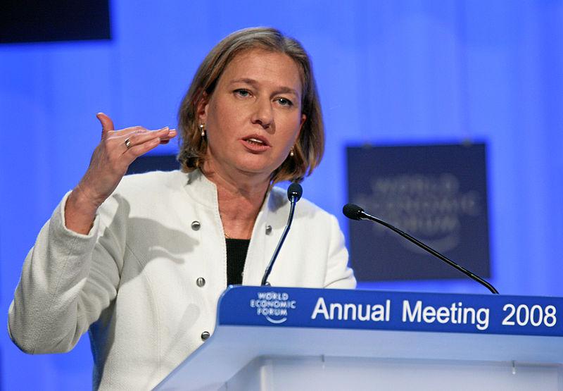 Klacht oorlogsmisdaden tegen Tzipi Livni