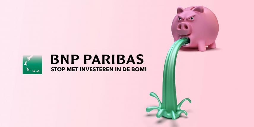 'Het is tijd om BNP Paribas te wijzen op haar falend investeringsbeleid'