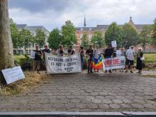 protestactie dienstweigeraars Wit-Rusland