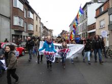Solidariteitsbetoging #GastvrijGent