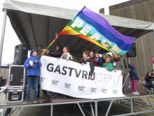 Solidariteitsbetoging #GastvrijGent