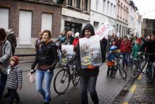 Solidariteitsbetoging #GastvrijGent