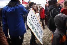 Solidariteitsbetoging #GastvrijGent