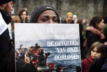 Solidariteitsbetoging #GastvrijGent