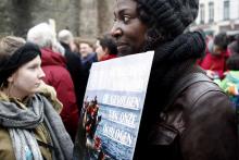 Solidariteitsbetoging #GastvrijGent