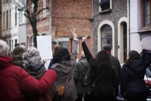 Solidariteitsbetoging #GastvrijGent