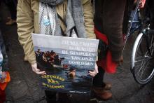 Solidariteitsbetoging #GastvrijGent