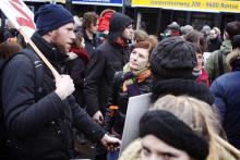 Solidariteitsbetoging #GastvrijGent