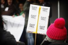 Solidariteitsbetoging #GastvrijGent