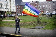 Solidariteitsbetoging #GastvrijGent