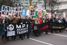 Grootste Britse antikernwapenbetoging in jaren