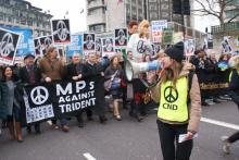 Grootste Britse antikernwapenbetoging in jaren