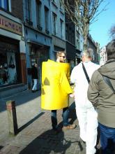 Betoging tegen kernenergie in Antwerpen
