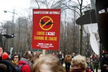 #geengevechtsvliegtuigen op de Grote Parade
