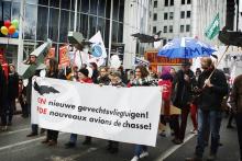 #geengevechtsvliegtuigen op de Grote Parade