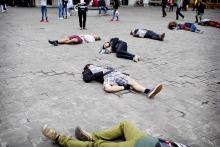 50 actievoerders tegen Belgische deelname luchtoperaties boven Syrië