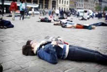 50 actievoerders tegen Belgische deelname luchtoperaties boven Syrië