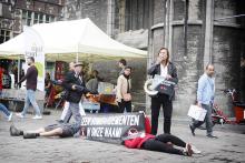 50 actievoerders tegen Belgische deelname luchtoperaties boven Syrië