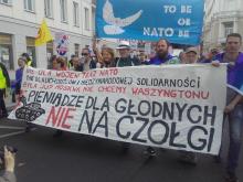 No-to-NATO meeting en betoging in Warschau