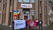 Acties tegen investeringen in kernwapens in verschillende steden