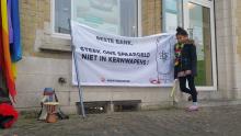 Acties tegen investeringen in kernwapens in verschillende steden