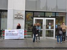 Acties tegen investeringen in kernwapens in verschillende steden
