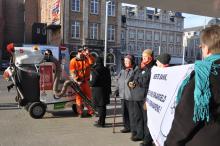 Acties tegen investeringen in kernwapens in verschillende steden