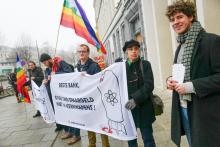 Acties tegen investeringen in kernwapens in verschillende steden