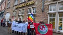 Acties tegen investeringen in kernwapens in verschillende steden