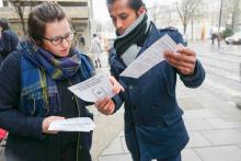 Acties tegen investeringen in kernwapens in verschillende steden