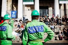 Betoging tegen Trump &amp;amp; de NAVO