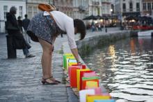 Herdenking 72 jaar Hiroshima en Nagasaki: fotoverslag
