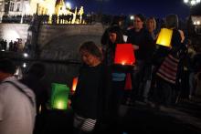 Herdenking 72 jaar Hiroshima en Nagasaki: fotoverslag